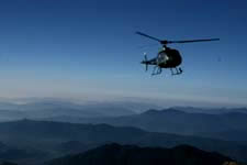 helicoptere to korchon
